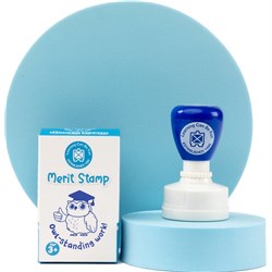 Owl-standing Work Merit Stamp